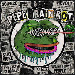 Pepe Brain Rot ロゴ